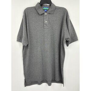 Alan Flusser Golf Mens Polo Collar Short Sleeve Shirt Gray XL NEW